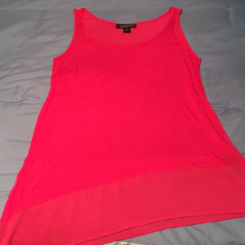 August silk tank top